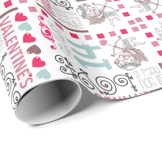 Valentines Day GIFT WRAP Cadeaupapier (Rol Hoek)