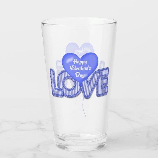Valentine's Day Glas (Achterkant)