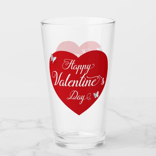 Valentine's Day Glas (Voorkant)