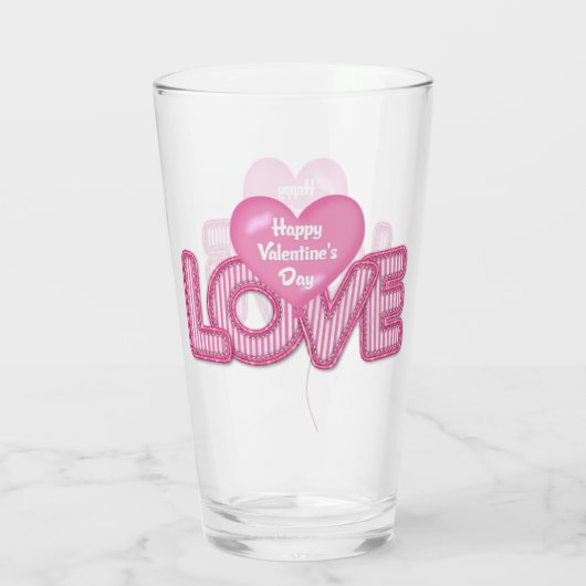 Valentine's Day Glas (Achterkant)