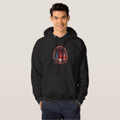 Valentine's Day Gnome Rainbow Buffalo Red Plaid Lo Hoodie (Voorkant volledig)