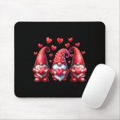 Valentines Day Gnomes Cute Red Hearts Love Gnome W Muismat (Met muis)