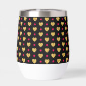Valentine's Day Gold Hearts Pattern-23655 (Achterkant)