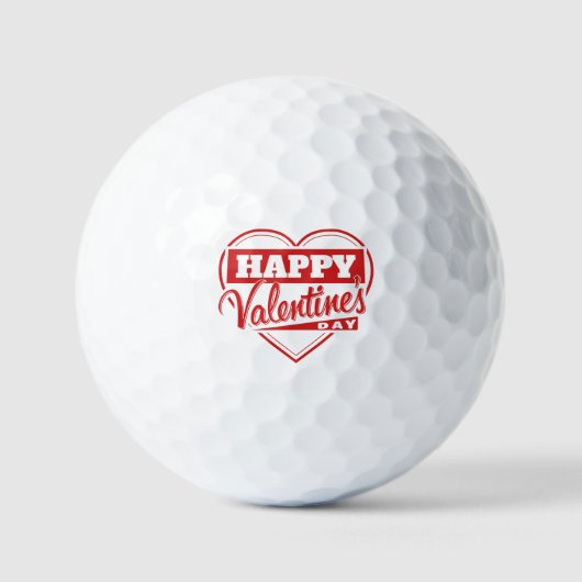 Valentine's Day Golfballen (Voorkant)