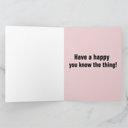 VALENTINE'S DAY GRAPPIGE JOE BIDEN POEP KAART (Binnen)