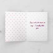 Valentine's Day Greetings Card  Kaart (Binnen)