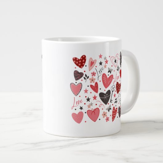 Valentine's Day Grote Koffiekop (Voorkant rechts)