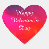 Valentine's Day Hart Sticker (Voorkant)
