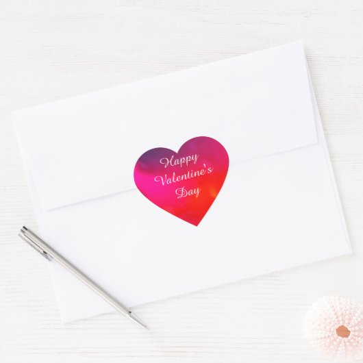 Valentine's Day Hart Sticker (Envelop)