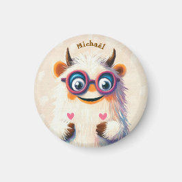 Valentine's Day Heart Badge Kids School Magneet