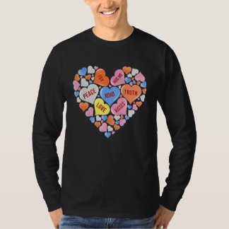 Valentine's Day Heart Candy Boys Girls Kids_2 T-shirt