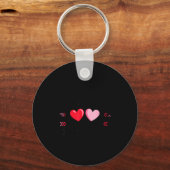 Valentines Day Heart Family Gamer Gaming New Paren Sleutelhanger (Voorkant)
