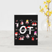 Valentines Day Heart Occupational Therast Ot Thera Kaart (Gele Bloem)