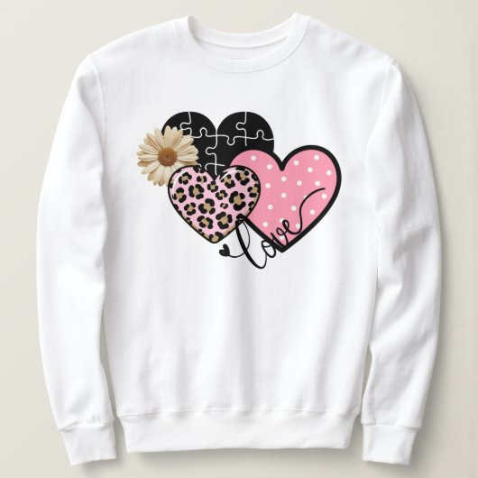 Valentine's Day heart sweater (Design voorkant)