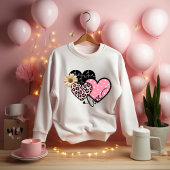 Valentine's Day heart sweater