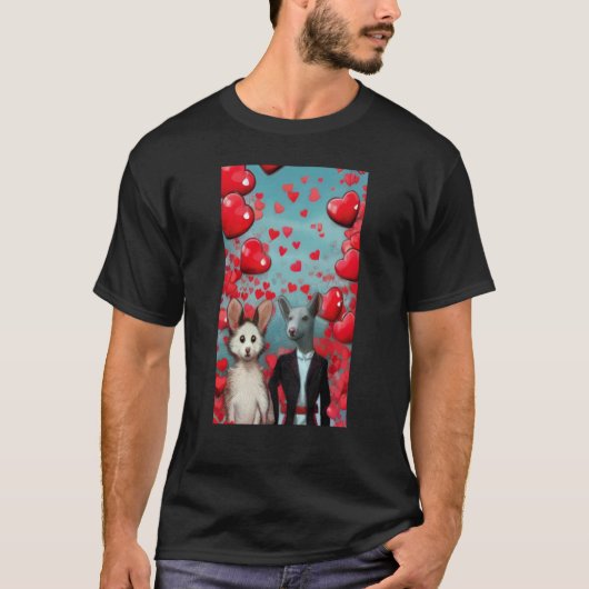 Valentine's Day hearts 02 T-shirt (Voorkant)