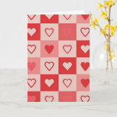 Valentines Day Hearts Card Kaart (Gele Bloem)