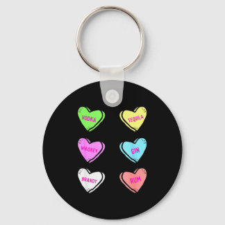Valentines Day Hearts Drinking Liquor Lovers Anti  Sleutelhanger