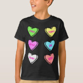 Valentines Day Hearts Drinking Liquor Lovers Anti T-shirt (Voorkant)