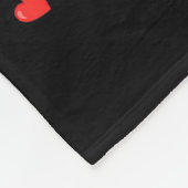 Valentines Day Hearts Leopard Coquette Bow Women G Fleece Deken (Hoek)