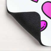 Valentines Day Hearts Love Graphic Muismat (Hoek)