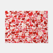 Valentine's Day Hearts Pattern Deurmat (Voorkant)