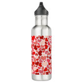 Valentine's Day Hearts Pattern Waterfles (Rechts)