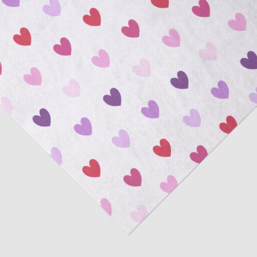 Valentine's Day Hearts Tissuepapier (Detail)