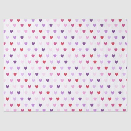 Valentine's Day Hearts Tissuepapier (Voorkant)