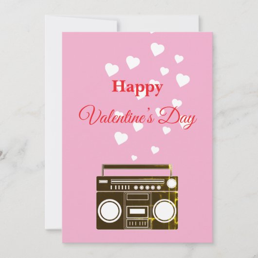 Valentine's day holiday kaart (Voorkant)