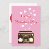 Valentine's day holiday kaart (Voorkant / Achterkant)