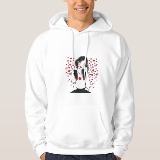 valentines day hoodie (Voorkant)