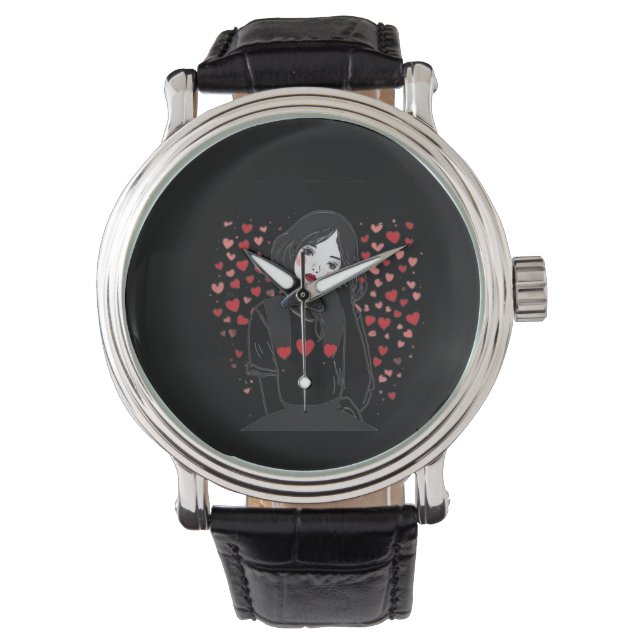 valentines day horloge (Voorkant)