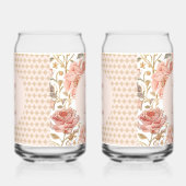 Valentine's Day, Hug and Kisses,Flowers,Gold Pixel Blikvorm Glas (Rechts)