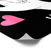 Valentines Day I Love You Hand Sign Language Asl H Poster (Hoek)