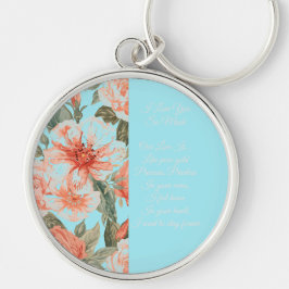 Valentines Day, I Love You So Much, Love Poem Keyc Sleutelhanger