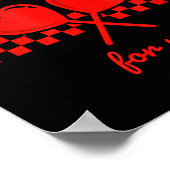 Valentine's Day I'm A Sucker For You Candy Heart L Poster (Hoek)