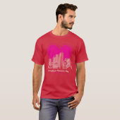 Valentines Day in Phoeni City retro T-shirt (Voorkant volledig)