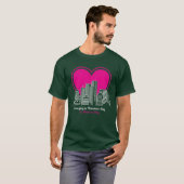 Valentines Day in Phoeni City retro T-shirt (Voorkant volledig)