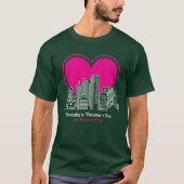 Valentines Day in Phoeni City retro T-shirt (Voorkant)