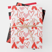 Valentine's Day Inpakpapier Vel (In situ)