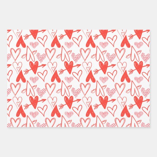 Valentine's Day Inpakpapier Vel (Voorkant)