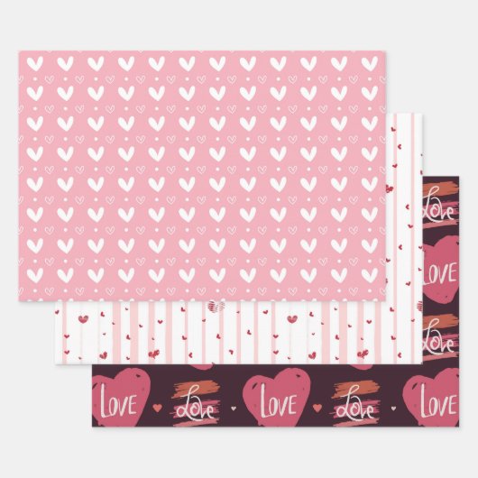 Valentine's Day Inpakpapier Vel (Set)