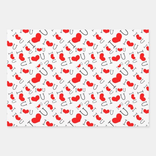 Valentine's Day Inpakpapier Vel (Voorkant)