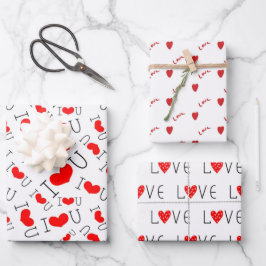Valentine's Day Inpakpapier Vel