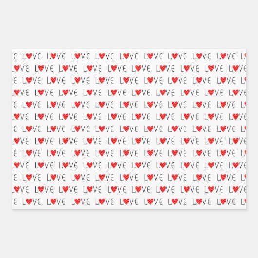 Valentine's Day Inpakpapier Vel (Voorkant 3)