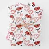 Valentine's Day Inpakpapier Vel (In situ)