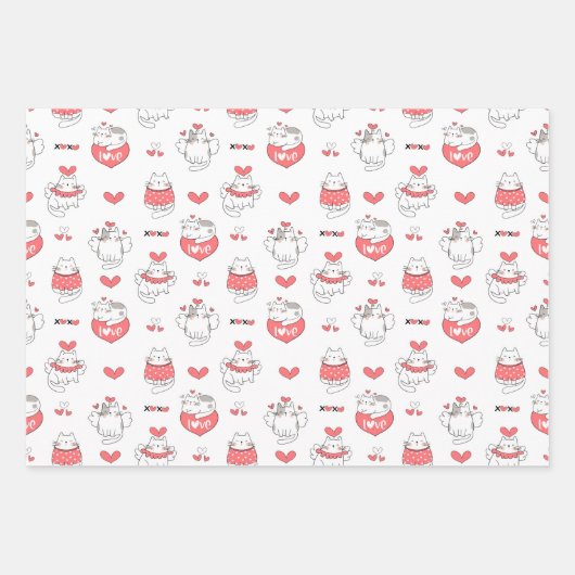 Valentine's Day Inpakpapier Vel (Voorkant)