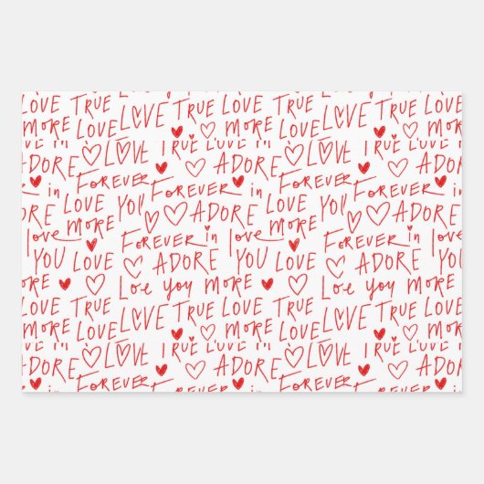 Valentine's Day Inpakpapier Vel (Voorkant 3)