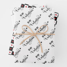 Valentine's Day Inpakpapier Vel